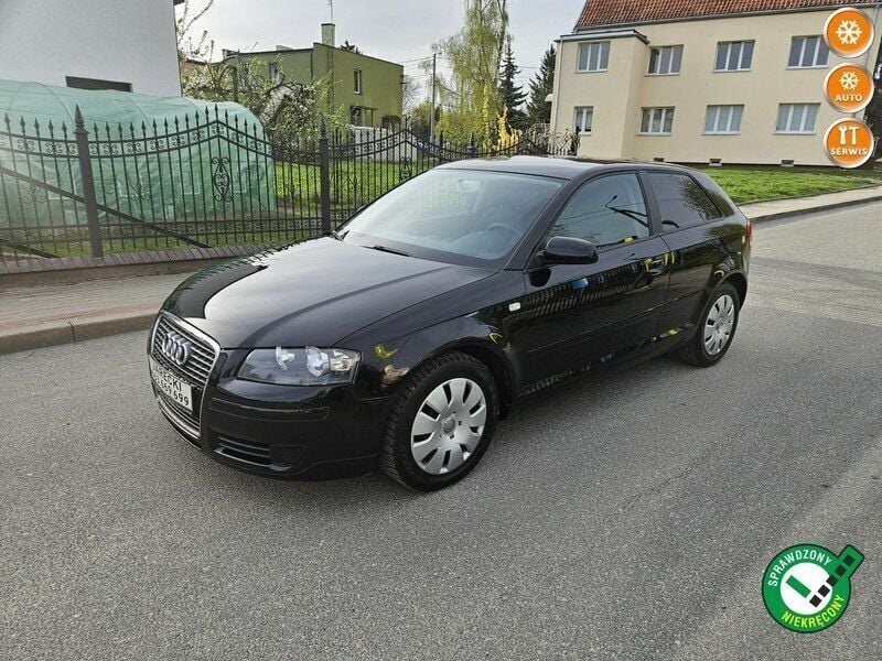 Czarny Używany 2005 Audi A3 Hatchback | 14 499 zł (Uczciwa cena) - Obraz 1/4