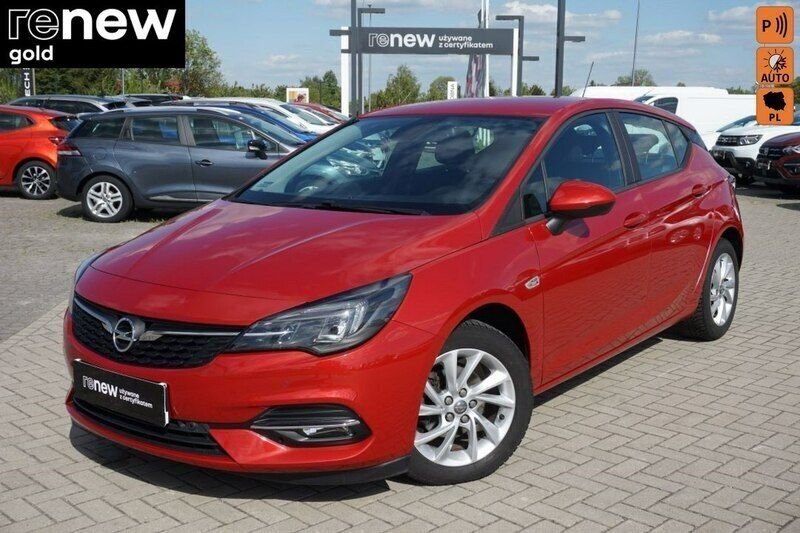 Czerwony Używany 2019 Opel Astra Hatchback | 49 900 zł (Uczciwa cena) - Obraz 1/4
