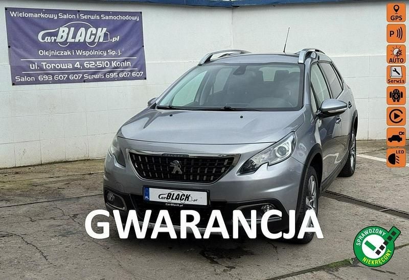 Szary Używany 2018 Peugeot 2008 SUV | 37 890 zł (Dobra cena) - Obraz 1/4