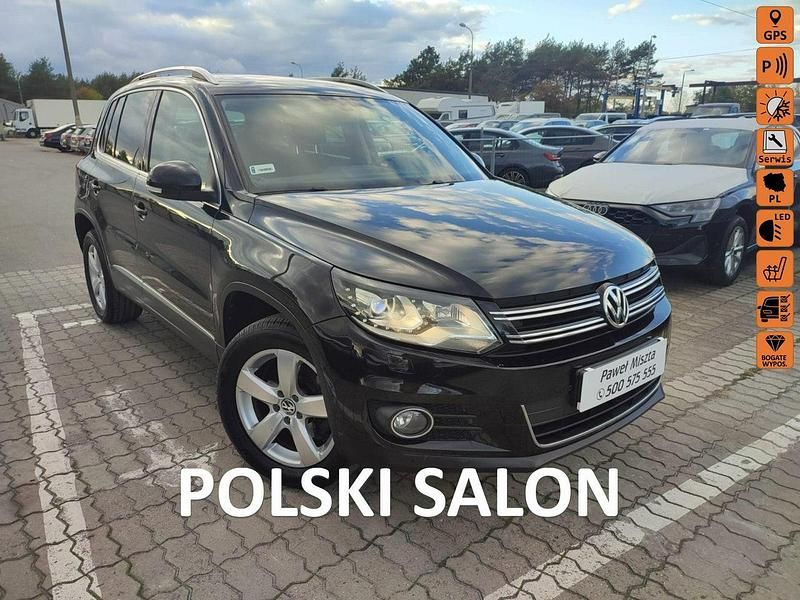 Czarny (metalik) Używany 2014 VW Tiguan SUV | 47 900 zł (Dobra cena) - Obraz 1/4