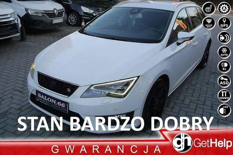 Używany Seat Leon 180 KM (132 kW) 2014 Biały (metalik) Kombi