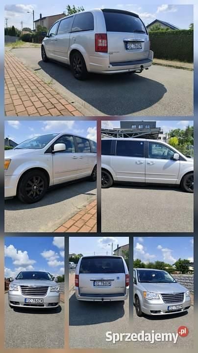 Srebrny Używany 2009 Chrysler Grand Voyager Minivan | 64 900 zł - Obraz 1/4