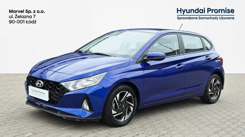 Niebieski Używany 2023 Hyundai i20 Hatchback | 65 900 zł (Uczciwa cena) - Obraz 1/4