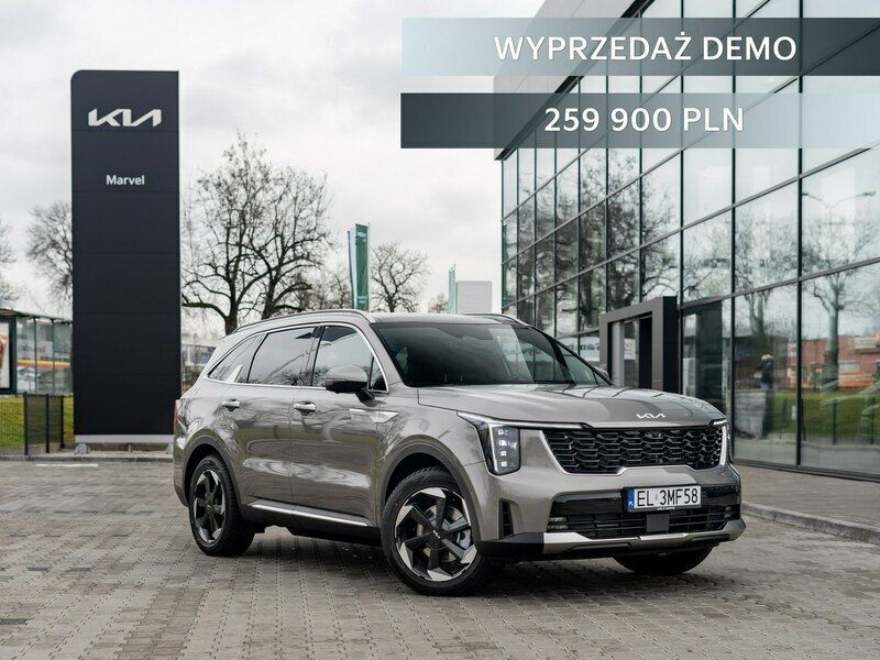 Srebrny (metalik) Używany 2024 Kia Sorento SUV | 259 900 zł (Uczciwa cena) - Obraz 1/4