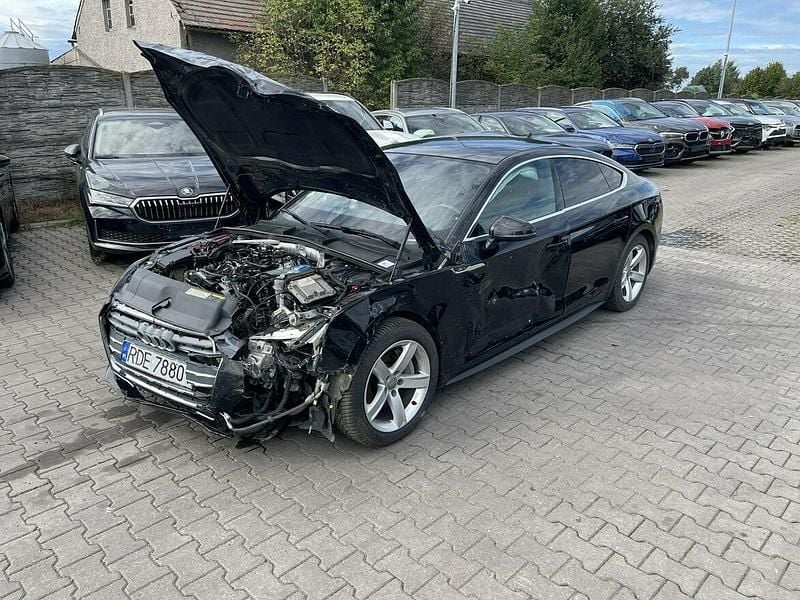 Używany Audi A5 Sportback S-Line 190 KM (139 kW) 2018 Czarny (metalik) Hatchback