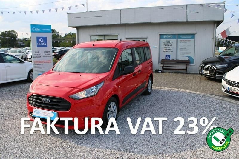 Czerwony Używany 2021 Ford Transit Kombi | 48 699 zł - Obraz 1/4