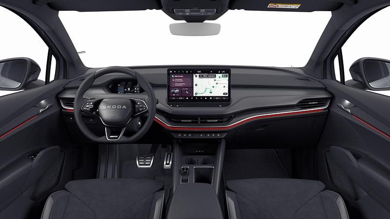 Nowe Skoda Enyaq iV SportLine 154 kW (210 KM) 2026 Srebrny smokey diamond metalizowany SUV