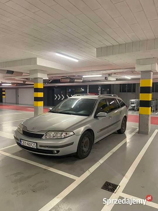 Srebrny Używany 2005 Renault Laguna II Sedan/Limuzyna | 2900 zł (Uczciwa cena) - Obraz 1/4