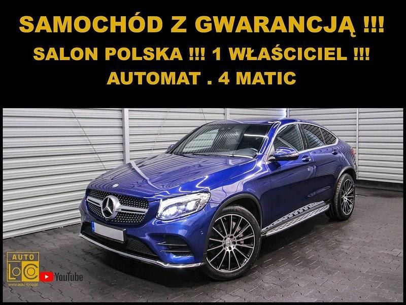 Niebieski (metalik) Używany 2016 Mercedes GLC250 SUV | 138 888 zł - Obraz 1/4