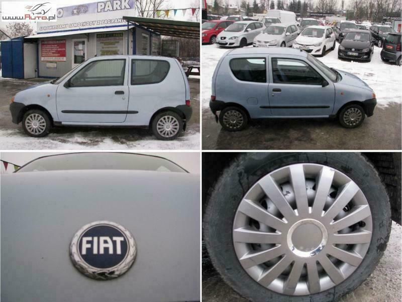 Używany Fiat Seicento 40 KM (29 kW) 2001 Niebieski jasny (metalik) Hatchback