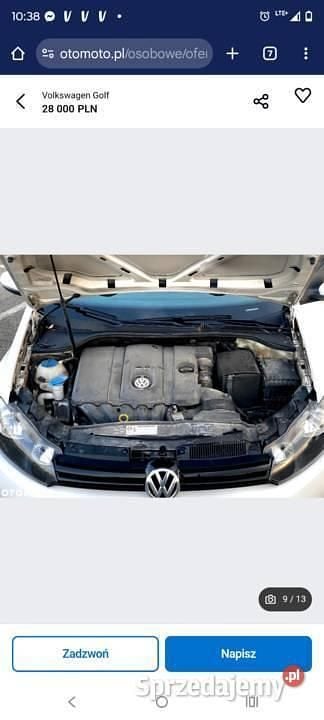 Używany VW Golf VII 2014 Biały Hatchback