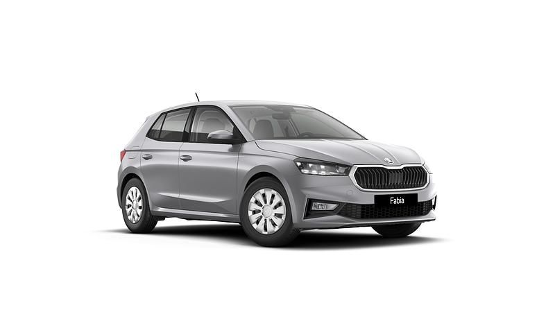 Srebrny brillant metalizowany Nowe 2025 Skoda Fabia Essence Hatchback | 77 650 zł (Uczciwa cena) - Obraz 1/4