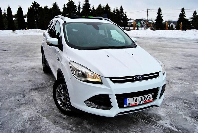 Biały Używany 2013 Ford Kuga SUV | 37 900 zł (Uczciwa cena) - Obraz 1/4