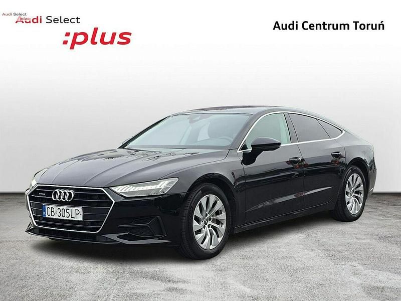 Czarny Używany 2020 Audi A7 Design Hatchback | 151 900 zł (Uczciwa cena) - Obraz 1/4