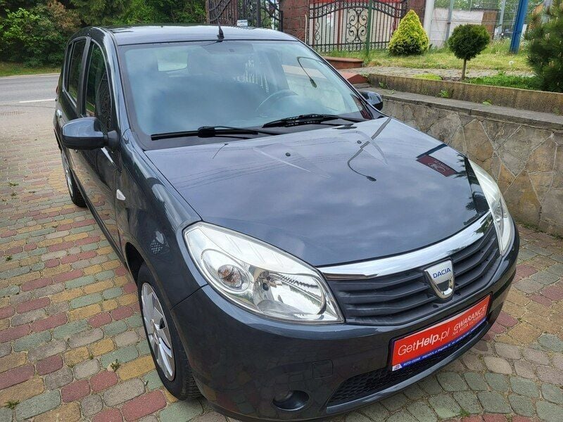 Czarny Używany 2008 Dacia Sandero Hatchback | 10 900 zł (Uczciwa cena) - Obraz 1/4