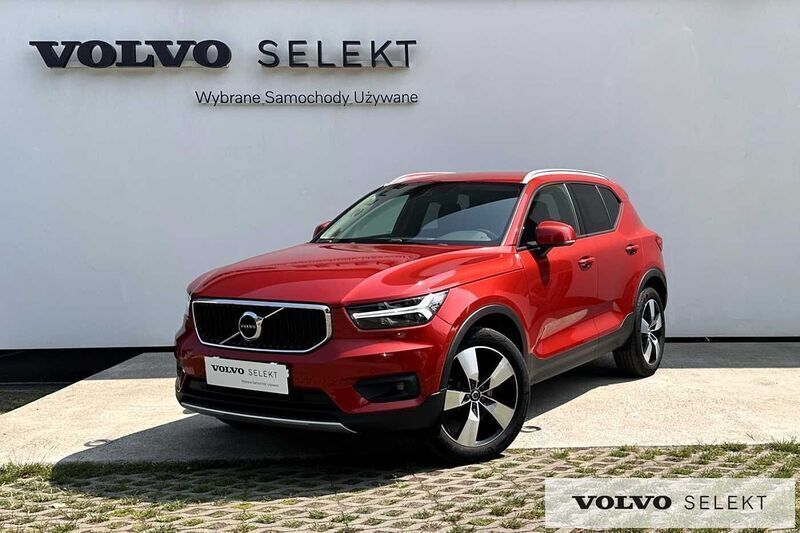 Czerwony Używany 2021 Volvo XC40 SUV | 99 900 zł (Uczciwa cena) - Obraz 1/3