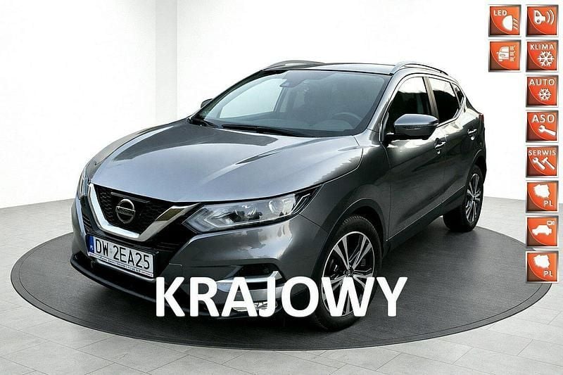 Szary Używany 2018 Nissan Qashqai SUV | 54 900 zł (Uczciwa cena) - Obraz 1/4