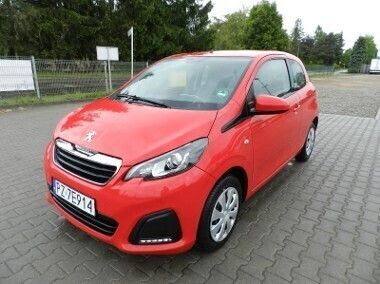 Czerwony Używany 2018 Peugeot 108 Hatchback | 25 000 zł - Obraz 1/4