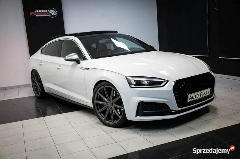 Biały Używany 2018 Audi S5 Sportback Ambiente Hatchback | 129 900 zł - Obraz 1/4