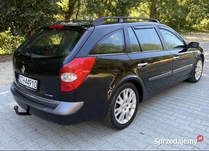Czarny Używany 2005 Renault Laguna II Sedan/Limuzyna | 3499 zł - Obraz 1/4