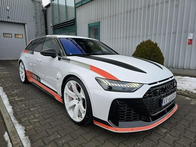Biały Używany 2024 Audi RS6 Advanced Kombi | 820 000 zł - Obraz 1/4