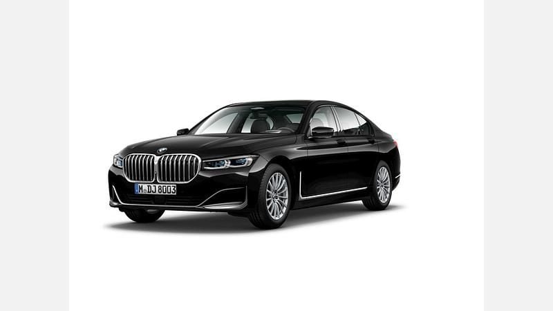 Black sapphire metallic metalizowany Używany 2021 BMW 750 Shadowline Sedan/Limuzyna | 279 900 zł - Obraz 1/3