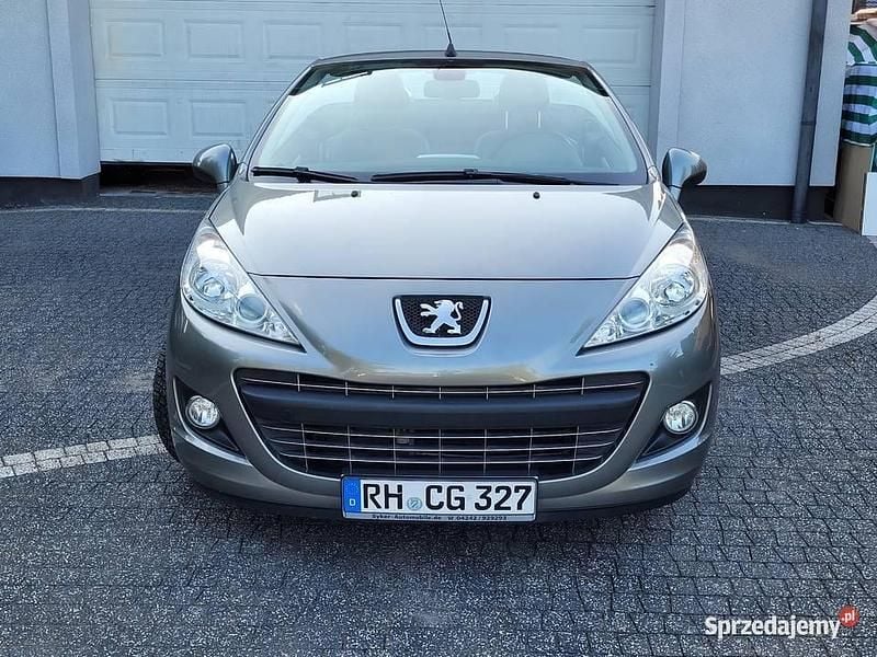 Szary Używany 2010 Peugeot 207 CC Roland Garros Kabriolet | 15 900 zł (Uczciwa cena) - Obraz 1/4