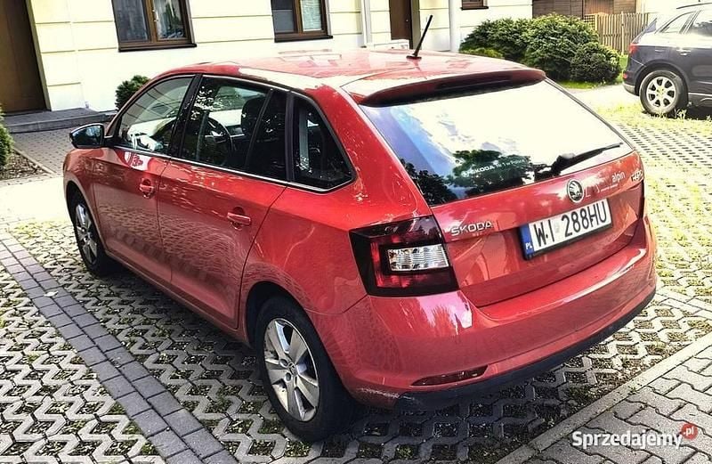Czerwony Używany 2018 Skoda Rapid Hatchback | 35 900 zł (Uczciwa cena) - Obraz 1/2
