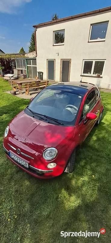 Czerwony Używany 2008 Fiat 500 Hatchback | 12 900 zł (Uczciwa cena) - Obraz 1/4