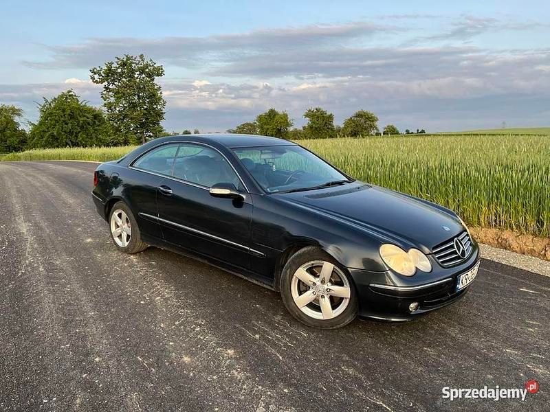 Granatowy Używany 2005 Mercedes CLK270 Coupe | 18 700 zł - Obraz 1/4