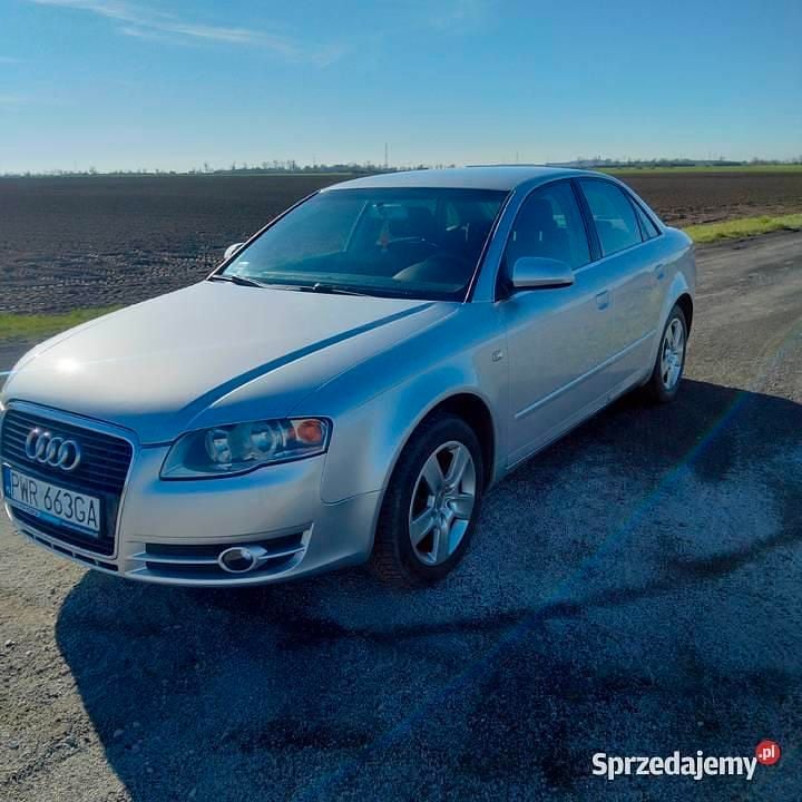Srebrny Używany 2005 Audi A4 Sedan/Limuzyna | 13 500 zł (Dobra cena) - Obraz 1/4