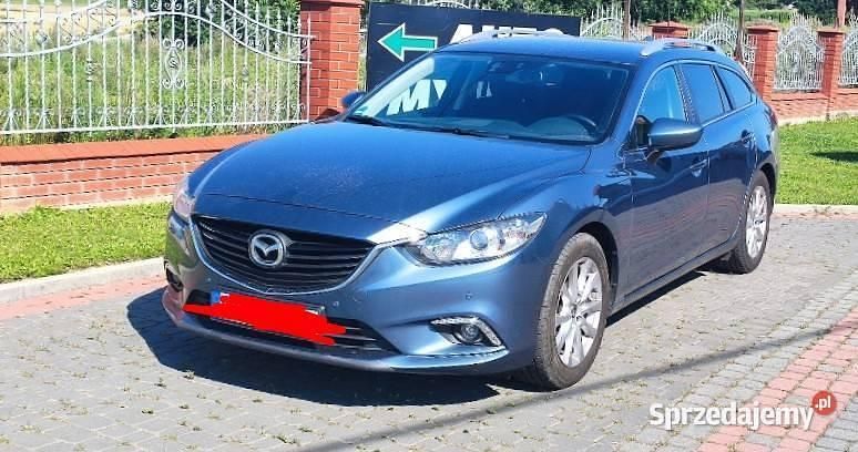 Niebieski Używany 2013 Mazda 6 Kombi | 31 600 zł (Drogi) - Obraz 1/4