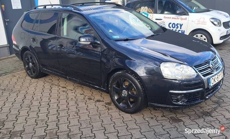Czarny Używany 2007 VW Golf V Kombi | 5500 zł (Super Cena) - Obraz 1/4