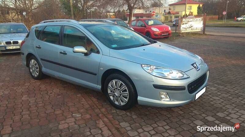 Niebieski Używany 2004 Peugeot 407 Kombi | 6999 zł - Obraz 1/4