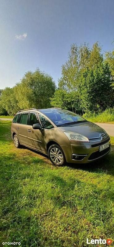 Żółtozłoty Używany 2009 Citroën Grand C4 Picasso Exclusive Minivan | 14 800 zł (Drogi) - Obraz 1/4