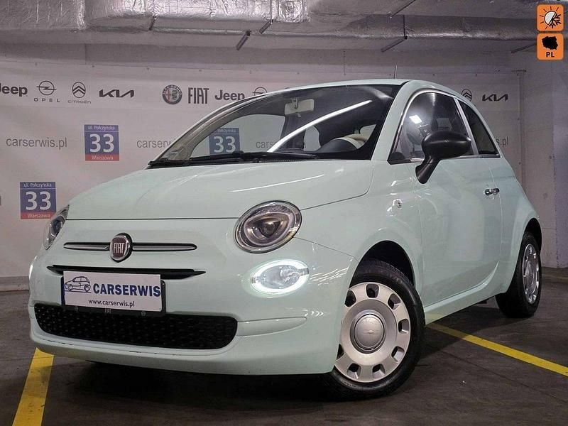 Zielony jasny Używany 2016 Fiat 500 Hatchback | 29 900 zł (Uczciwa cena) - Obraz 1/4