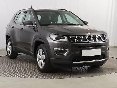Szary Używany 2018 Jeep Compass SUV | 63 499 zł (Uczciwa cena) - Obraz 1/4