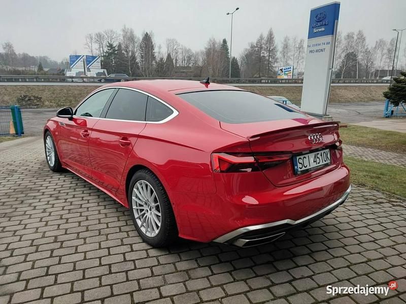 Używany Audi A5 Sportback S-line plus 204 KM (150 kW) 2021 Czerwony Hatchback