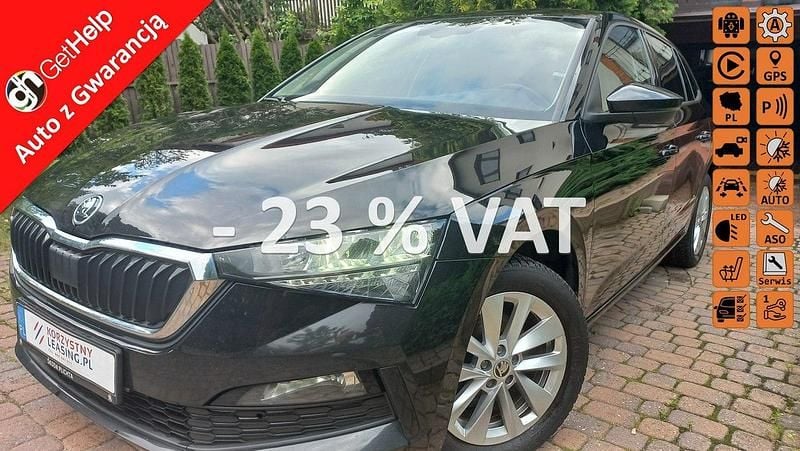 Czarny (metalik) Używany 2023 Skoda Scala Hatchback | 47 886 zł (Dobra cena) - Obraz 1/4