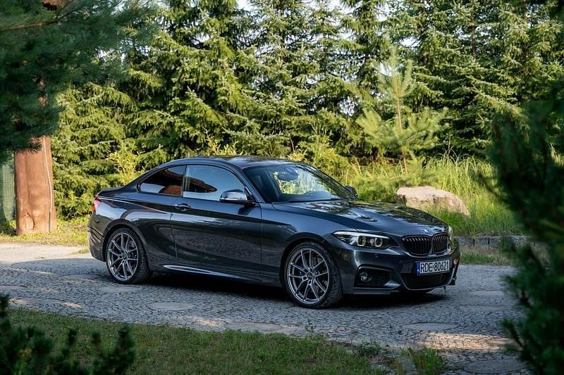 Szary (metalik) Używany 2018 BMW 220 Coupe | 74 777 zł (Uczciwa cena) - Obraz 1/4