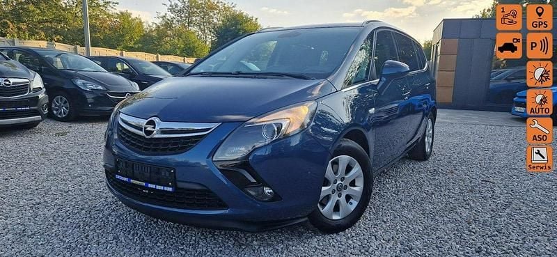 Niebieski ciemny (metalik) Używany 2016 Opel Zafira Minivan | 32 900 zł (Super Cena) - Obraz 1/4