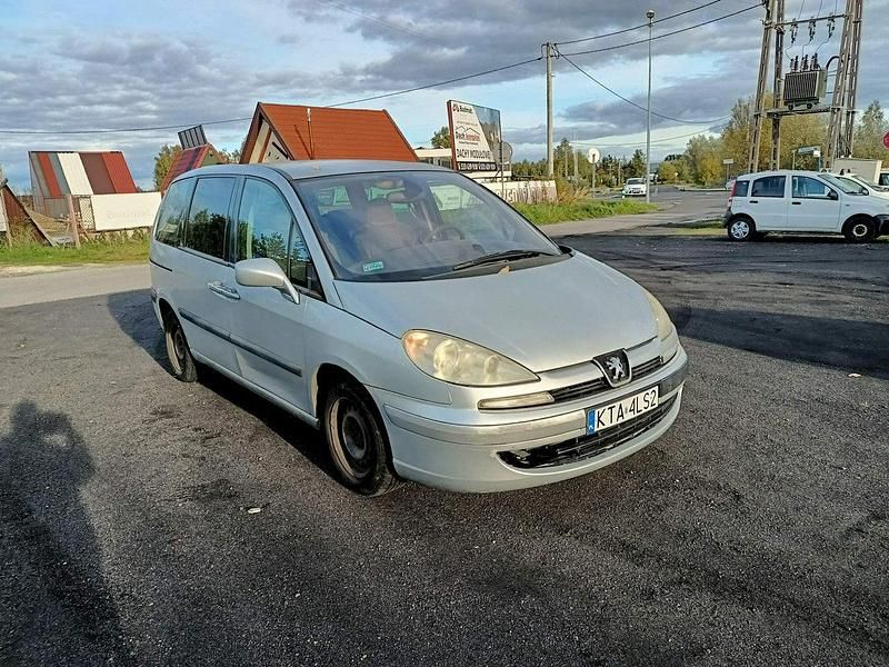 Srebrny Używany 2003 Peugeot 807 Minivan | 1950 zł - Obraz 1/4
