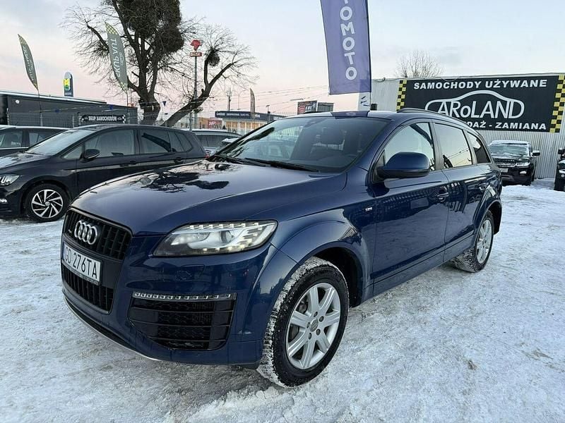 Niebieski Używany 2015 Audi Q7 SUV | 69 999 zł - Obraz 1/4