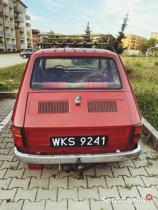 Używany Fiat 126 1981 Bordowy Hatchback