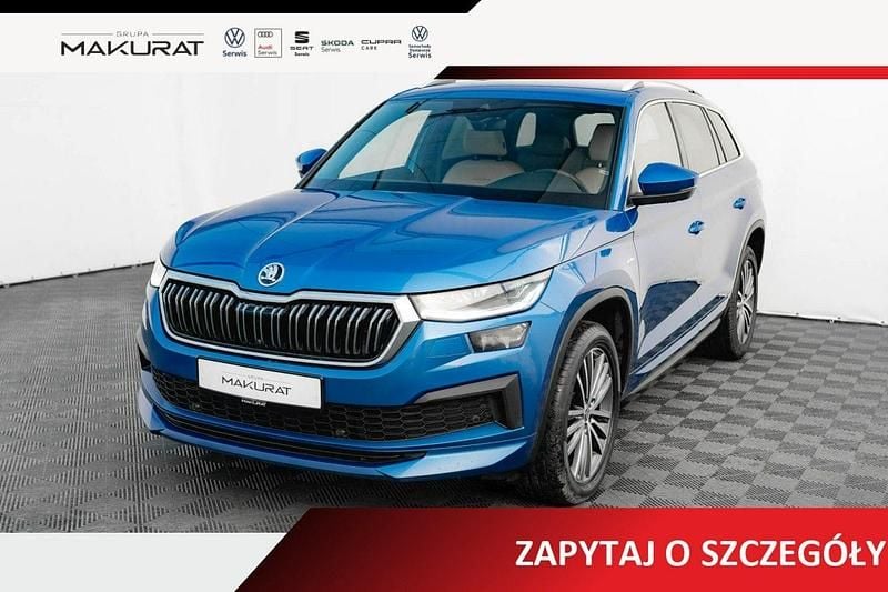 Niebieski Używany 2022 Skoda Kodiaq LAURIN & KLEMENT SUV | 114 850 zł (Dość drogi) - Obraz 1/4