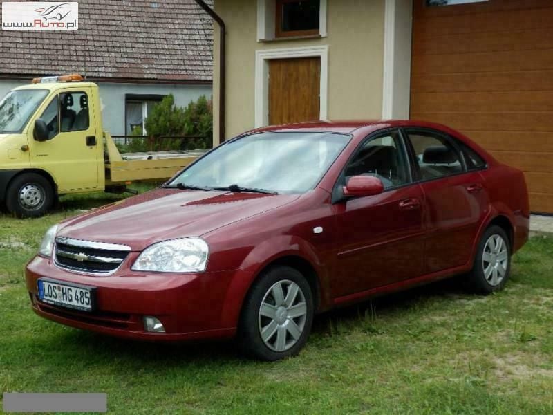 Używany Chevrolet Lacetti 110 KM (80 kW) 2007 Bordowy (metalik) Sedan/Limuzyna