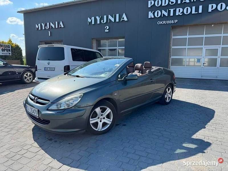 Grafitowy Używany 2004 Peugeot 307 CC Kabriolet | 5200 zł - Obraz 1/4
