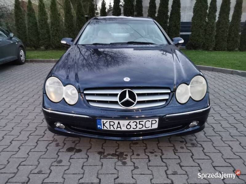 Granatowy Używany 2004 Mercedes CLK270 Coupe | 21 600 zł - Obraz 1/4