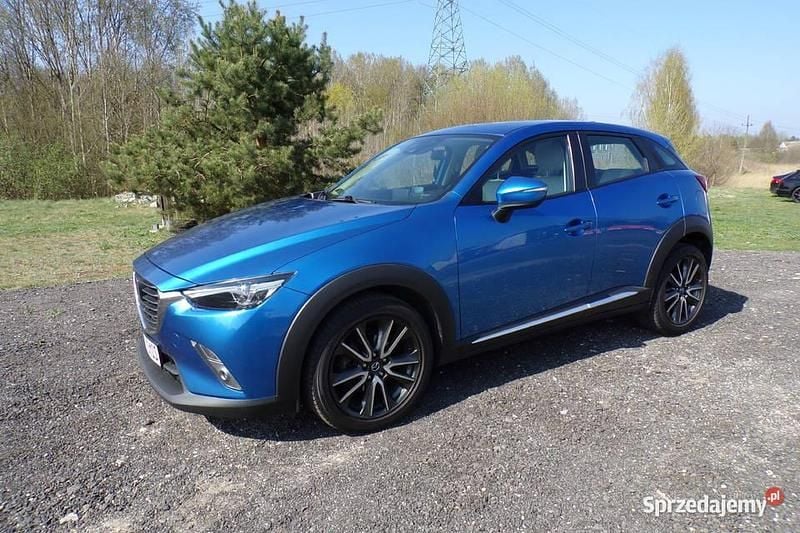 Niebieski Używany 2016 Mazda CX-3 SUV | 52 500 zł (Super Cena) - Obraz 1/4