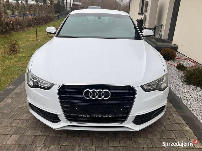 Biały Używany 2014 Audi A5 Hatchback | 57 900 zł - Obraz 1/4